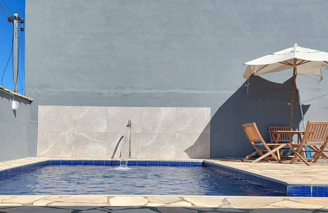 Casa com piscina perto da praia em Rio das Ostras