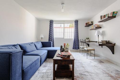 Casa con jardín en Coyoacán con WiFi 500 Mbps y auto check in