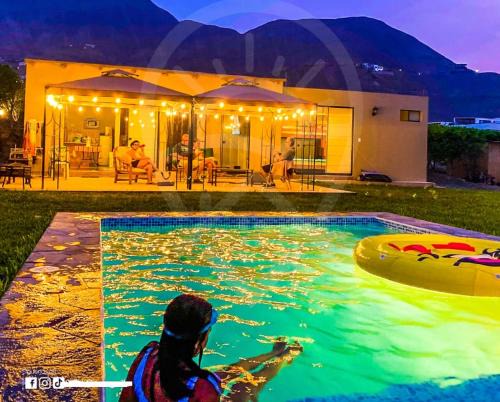 Casa de Campo Bamboo con Piscina temperada