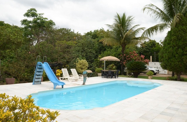 Casa de campo c WiFi, piscina e churrasq -Delta/MG