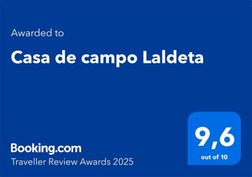 Casa de campo Laldeta