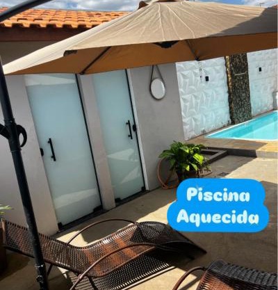 Casa de campo, piscina climatizada Próx a feira de malhas em Socorro SP