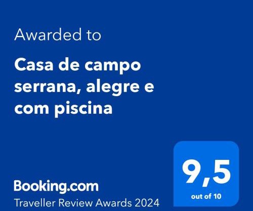 Casa de campo serrana, alegre e com piscina