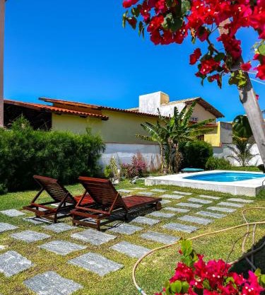 Casa Egípcia em Morro branco - na quadra da praia