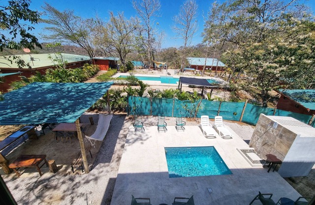 Casa Illimani pool side gorgeous mountain ocean views from hilltop