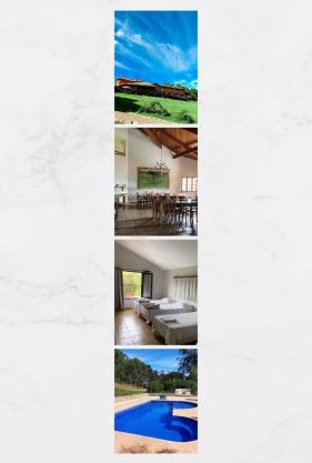 Casa na FAZENDA para até 35 hóspedes, 10 suítes, PISCINA, churrasqueira, internet 400MB, PESCA, cavalos e vaca de LEITE