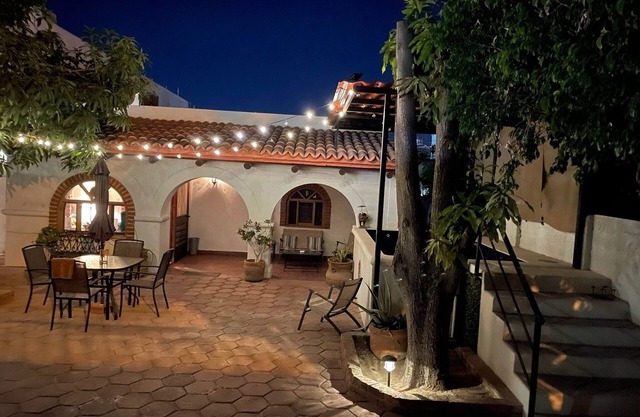 Casa Sunbreak is a beautiful, private hacienda, w/pool, in the center of town
