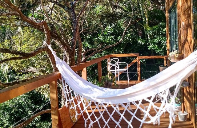 Casa temporada à 800m da praia Floripa vista pro mar