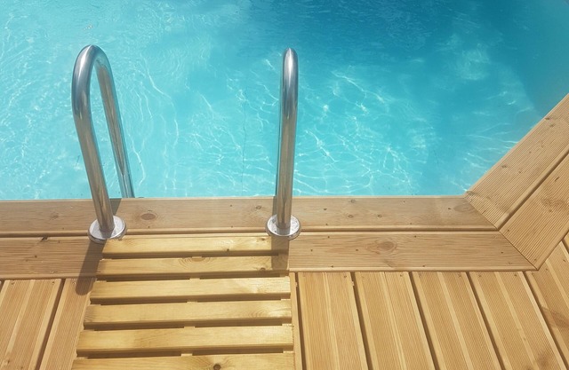 Casa Valentina heated pool garden with trees