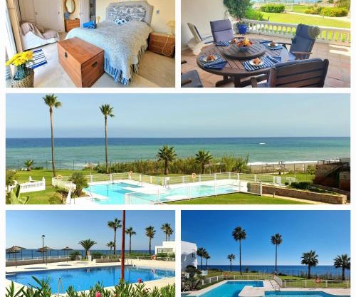 Casitamar frontline beach house rental Casares Costa near Estepona