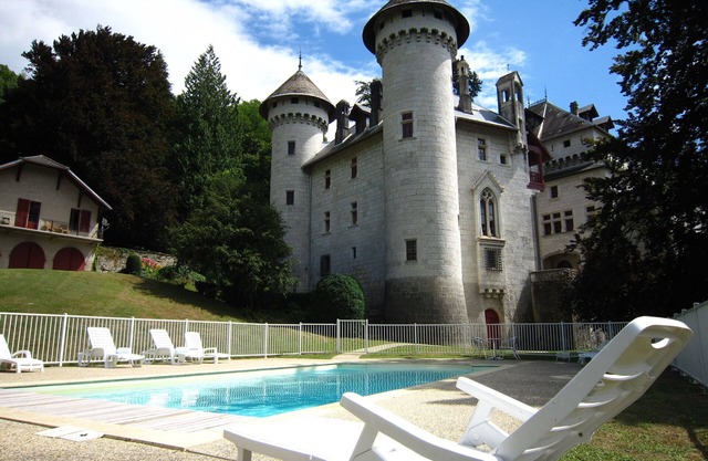 Castle in France with pool near Grand Colombier
