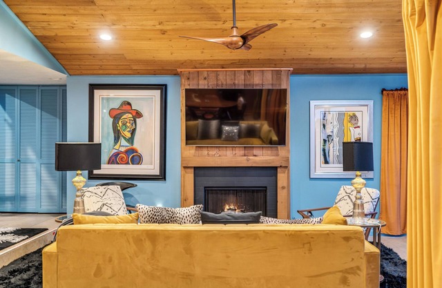 Celebrity owned, 1800 sq. feet, art filled beachfront property.