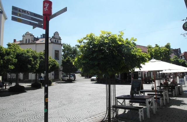 center. App.(35sqm) in d. Old town/outdoor terrace, car + bicycle parking space