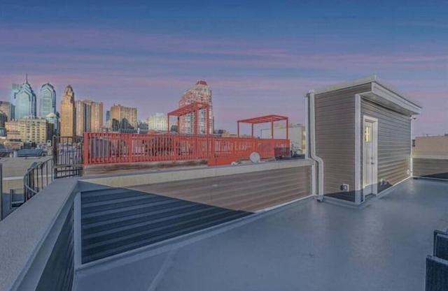 Center City Philadelphia rooftop