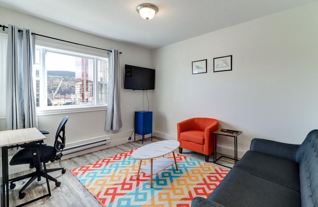 Central Main: Closest Rental to Convention Center & Mile One Stadium.