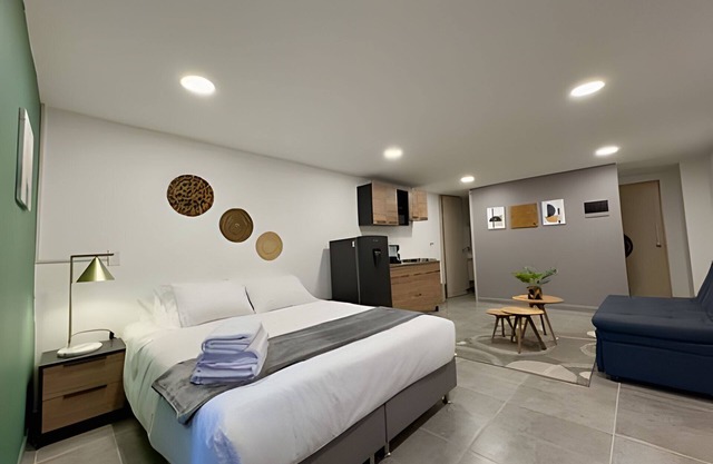 Central with exterior view