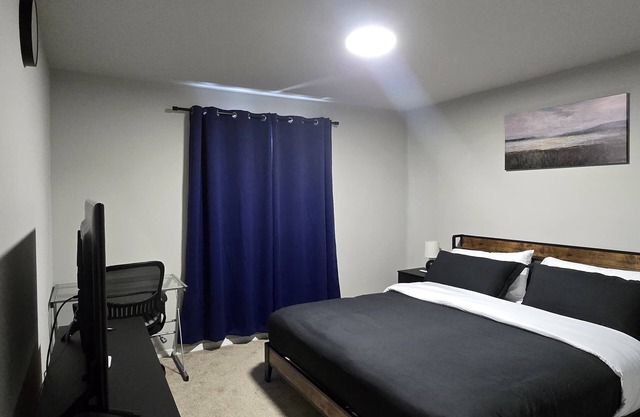 Centrally located Grand Bedroom for you to experience home away from home.