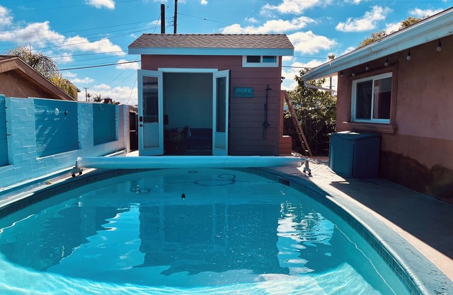 Centrally located in SD! New Pool House, Salt Pool & central AC. Clean & cozy