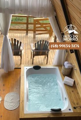 Chalé Alto do Morro 2 - conforto e vista deslumbrante