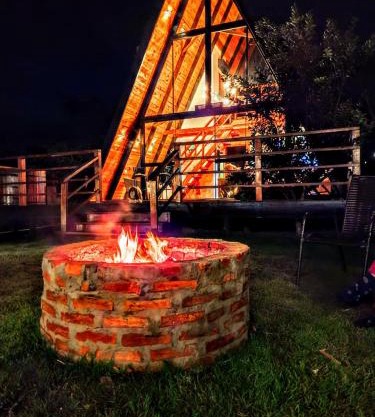 Chalé Recanto - ofurô, banheira, vista, cachoeira e lago