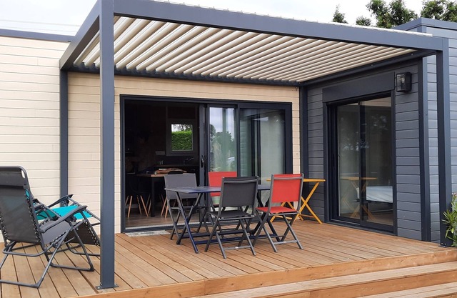 Chalet 41 m2 Tout Confort sur Terrain Privé à 15mn à Pied de la mer