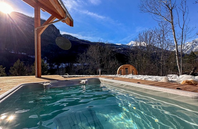 Chalet Ecrin Des Vignes 14p. spa, Sauna, pool room