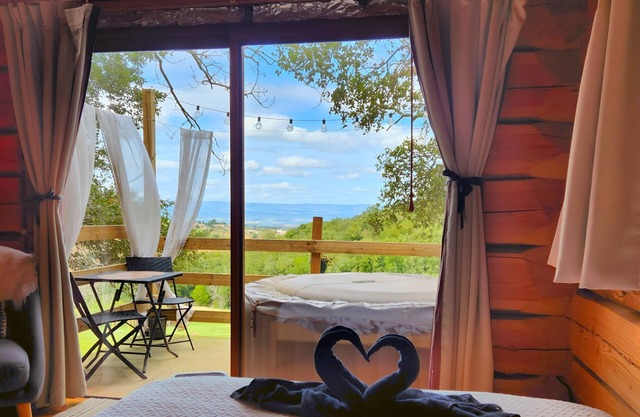 Chalet en Rondin Avec spa Privé à 10 Minutes de la Cité de Carcassonne
