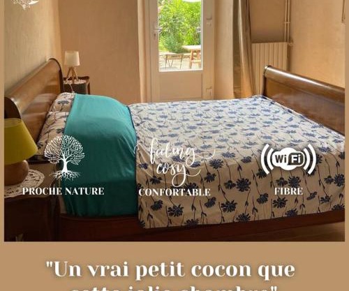 Chambre double cosy - Gîte de la Louve