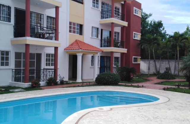 Charming 1-bedroom apartment in terrific Punta Cana with AC, WiFi and pool side