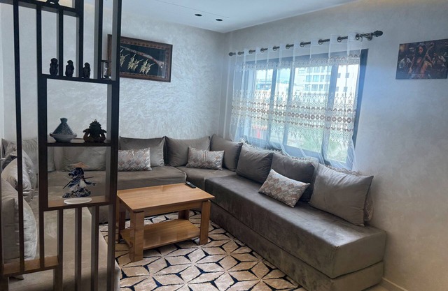 Charming 1-bedroom apartment in Mehdya with AC, WiFi