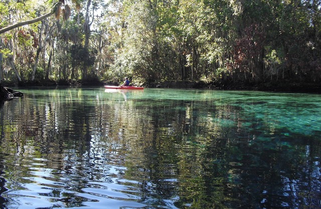 Charming 2 bdrm 1.5 bath villa 100 yards to Three Sisters Springs