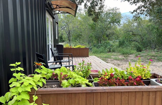 Charming 2-bedroom container home nestled within an Alpaca Ranch