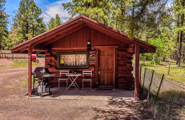 Charming & Historical 1 Room Log Cabin / Forest Views/ 20 minutes from Flagstaff