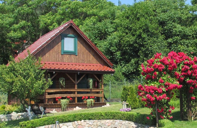 Charming house on a hill overlooking the lake
