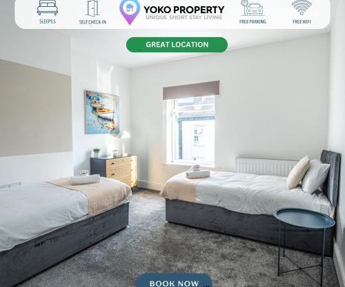 Charming House - Sleeps 5 - Free Parking, Self Check-In, Fast WiFi and Smart TV with Netflix by Yoko Property