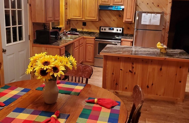 Charming ranch style log cabin with AC in scenic Winona