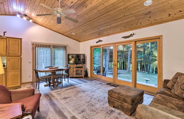 Charming Thompsonville Home w/On-Site River!