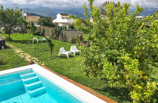 Charming vacation home with pool.