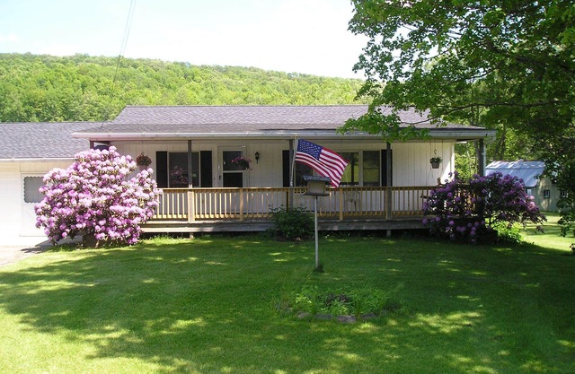 Charming Wellsboro Cabin w/Magnificent Views/AC/WiFi/5 mins to Center of Townn