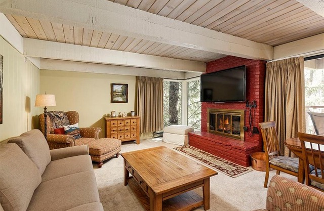 Chateau Eau Claire Unit 22, Condo Overlooking the Roaring Fork River with a Private Deck