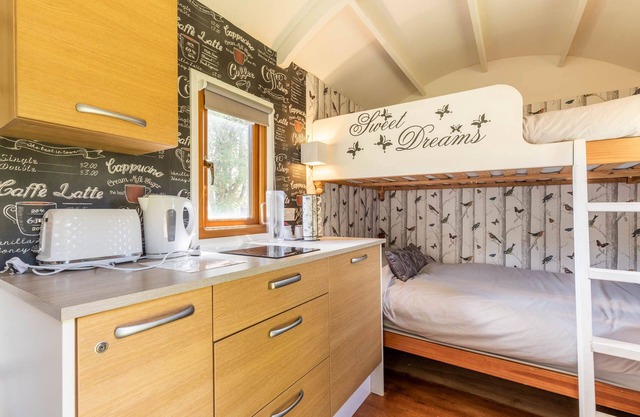 Cheviot Shepherd Hut | a glamping shepherds hut perfect for a small family with children