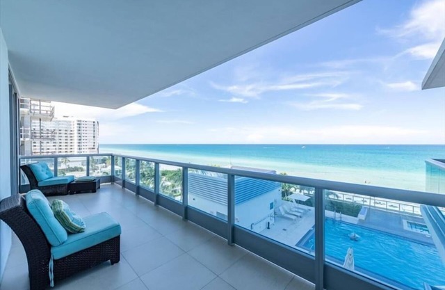 Chic 1BR | Stunning Ocean Front View | Beach Access