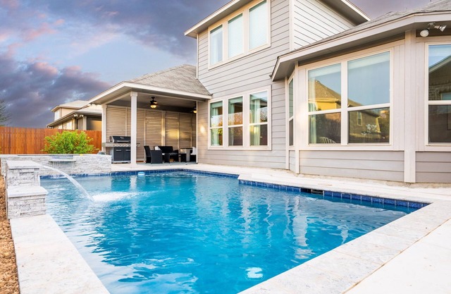 Chic Family Home with Heatable Pool - Close to SeaWorld & Lackland AFB!