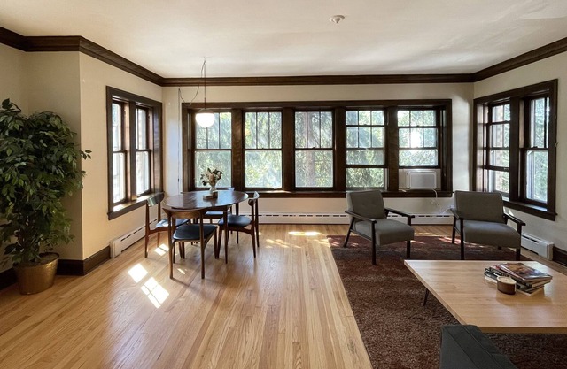 Classic Flat with Modern Upgrades and Plenty of Space. Blue Line Friendly.