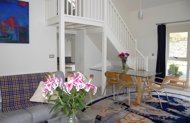 Coastal with private lawn and a sea view garden