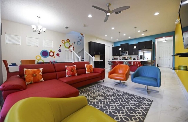 Colorful & Kid Friendly 5Bd Pool TH Festival-422CD