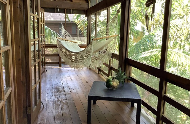 Comfortable 2 bedroom cabana, steps from the Caribbean sea.