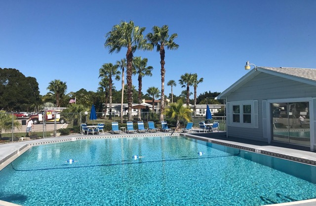 Comfortable and clean two bedroom with heated swimming pool!