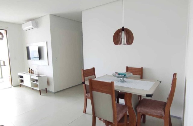 Complete apartment with balcony and sea view in Maceió