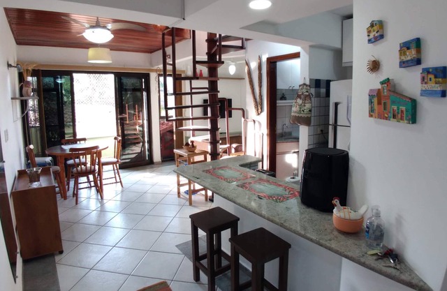 Complete Duplex Apartment with Swimming Pool on the Itaguá Waterfront in Ubatuba